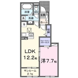 下兵庫駅 徒歩8分 1階の物件間取画像